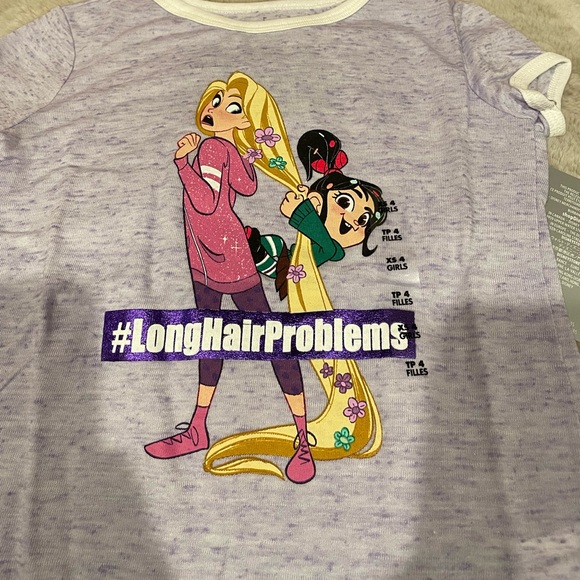 Disney Ralph Breaks the Internet Rapunzel & Penelope 4T t-shirt - Picture 2 of 3
